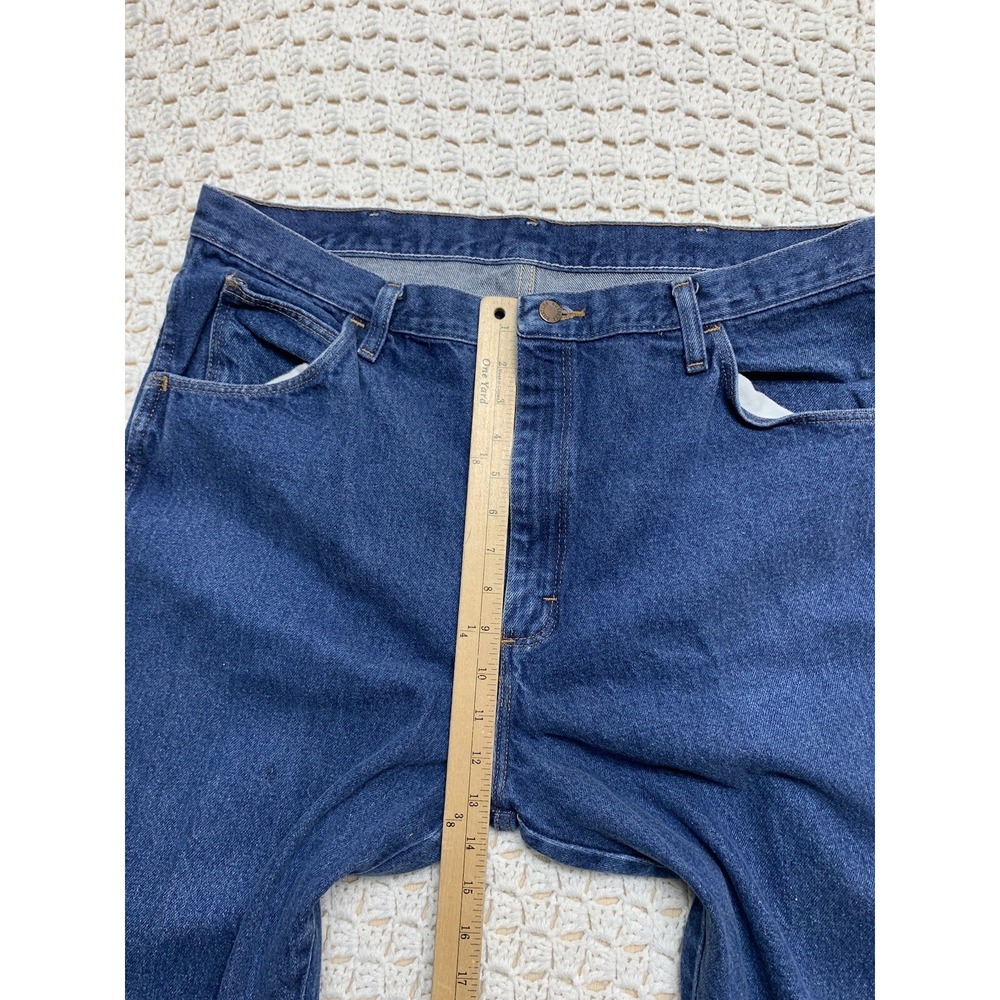 Rustler Jeans Mens Tag 40x32 Approx 38x32 Straight‎ Leg Blue Denim 100%Cotton - Picture 7 of 9